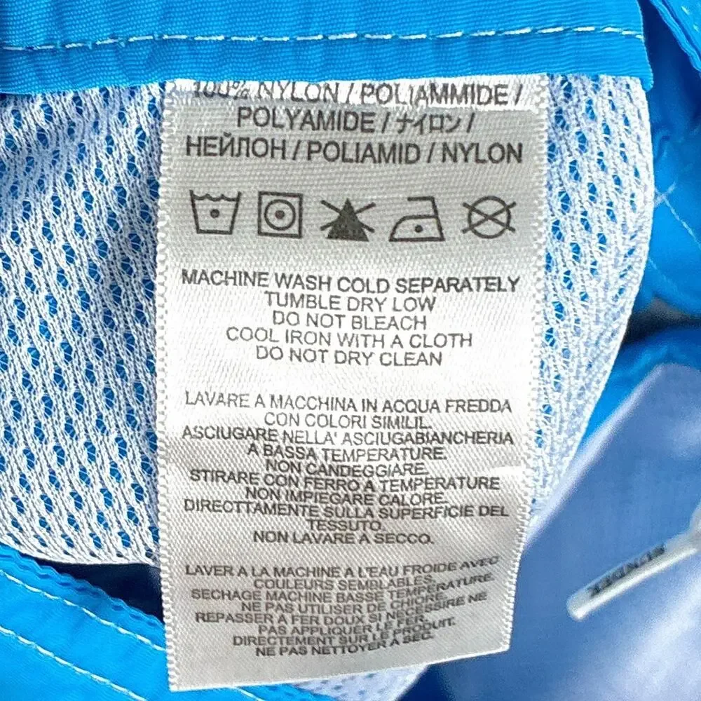 Sundek Board Shorts Mens 30 Blue Nylon Mesh Lined Swim Trunks Surf Beach Pool